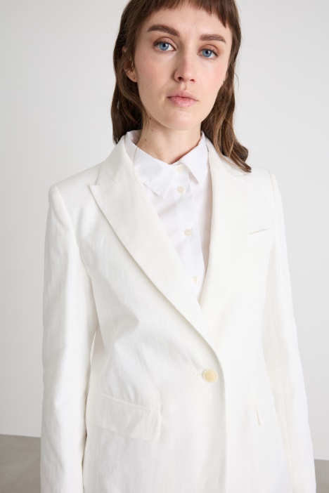 Blazer con bottone singolo