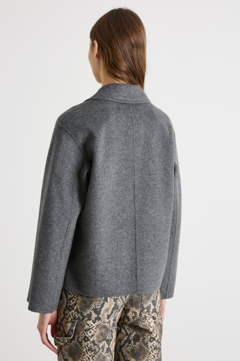 Giacca monopetto con tasche applicate