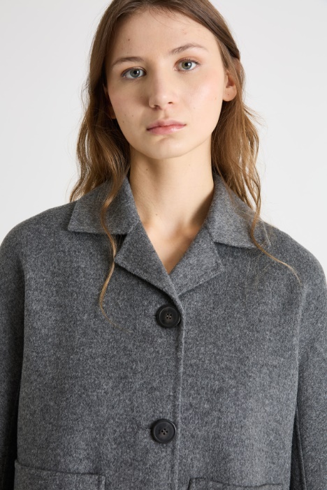 Giacca monopetto con tasche applicate