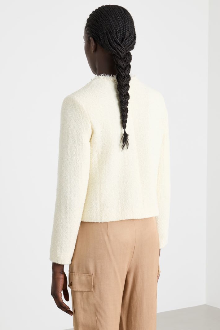 Giacca con profili sfrangiati Intrend - 4