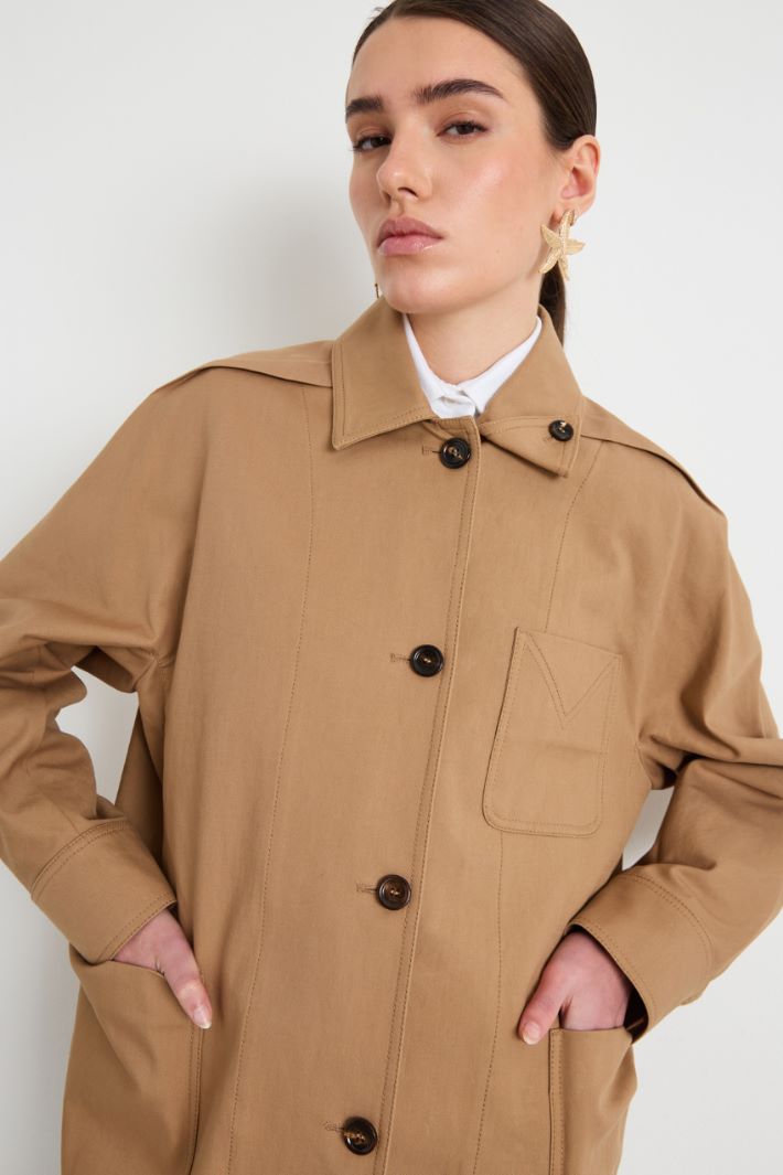 Water-repellent gabardine jacket Intrend - 3