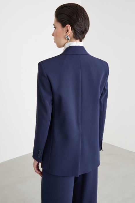 Blazer monopetto in cady