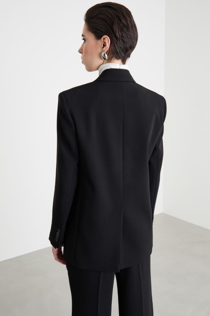 Single-breasted cady blazer Intrend - 4