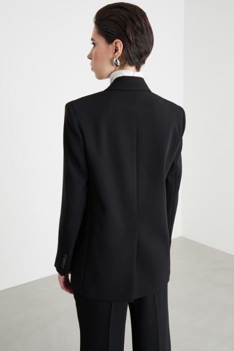 Blazer monopetto in cady