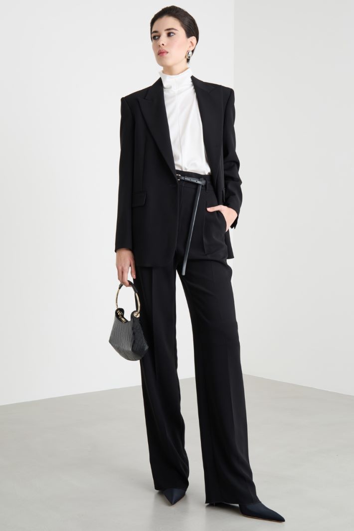 Single-breasted cady blazer Intrend