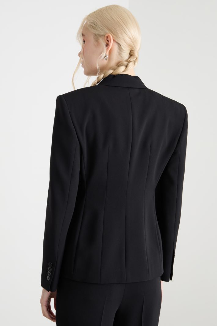 Double-breasted cady blazer Intrend - 4