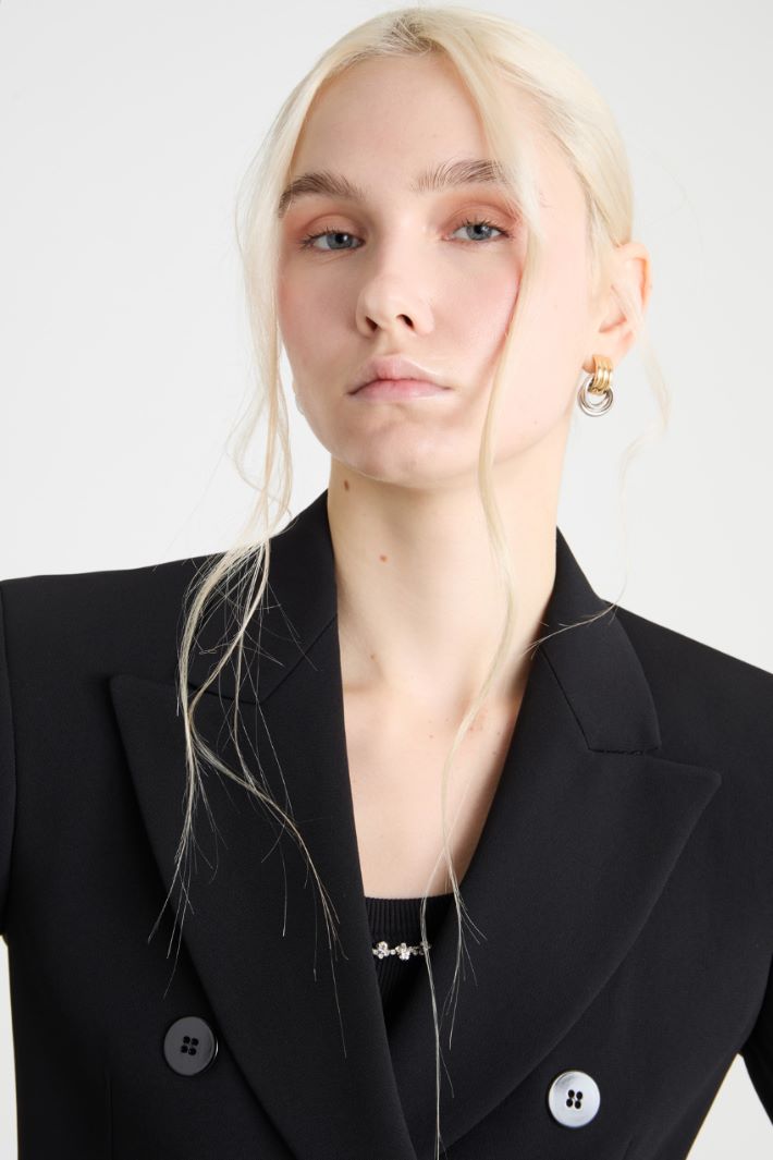 Double-breasted cady blazer Intrend - 3