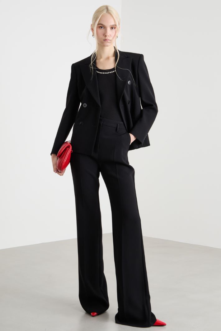 Double-breasted cady blazer Intrend