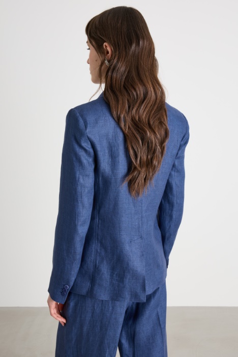 Blazer sfiancato con bottone singolo