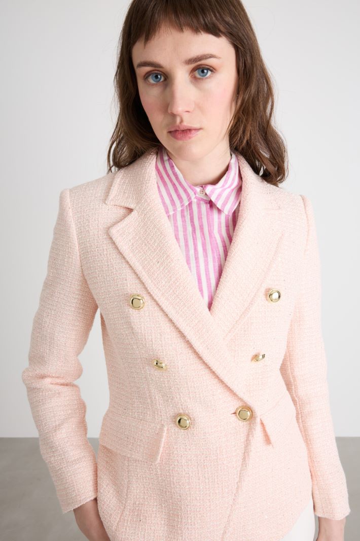 Giacca doppiopetto in stuoia  Intrend - 3