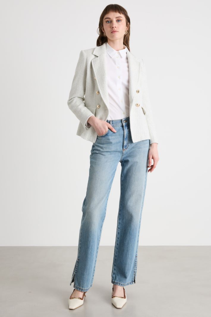 Giacca doppiopetto in stuoia  Intrend