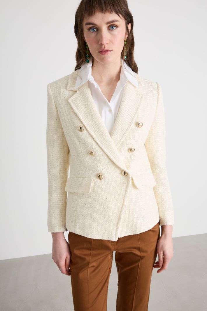 Giacca doppiopetto in stuoia  Intrend - 2