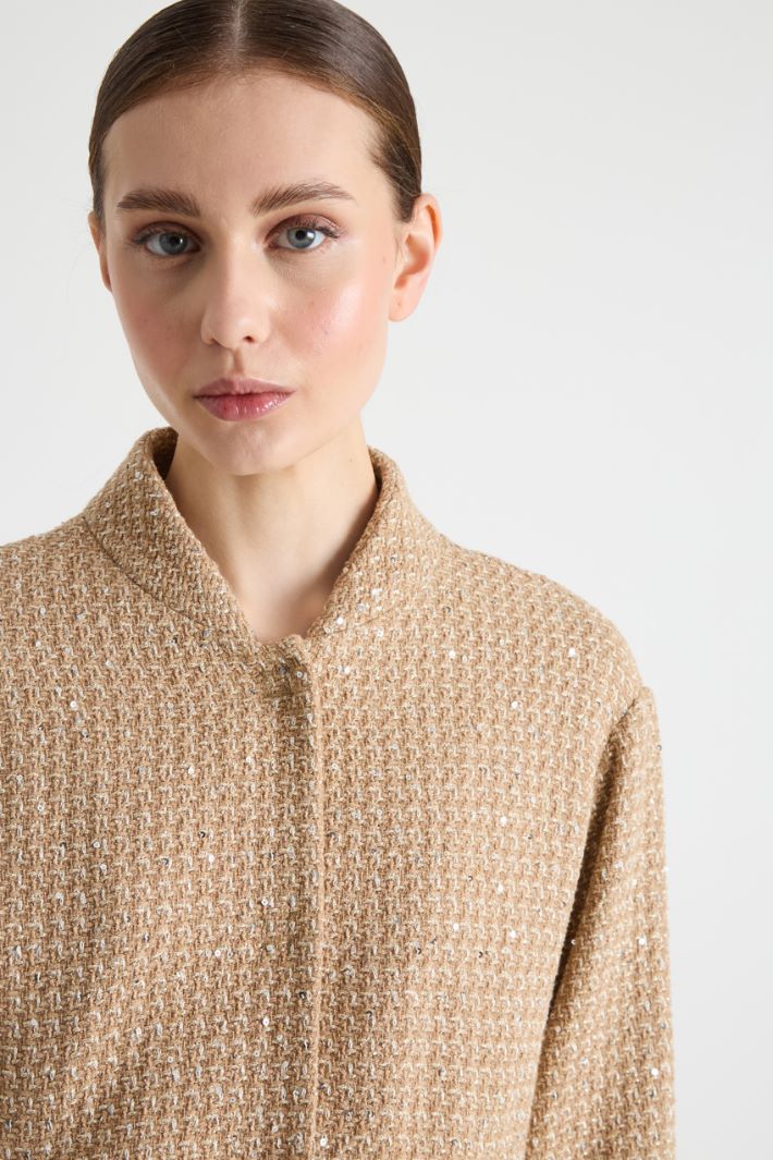 Sequinned bomber jacket Intrend - 3