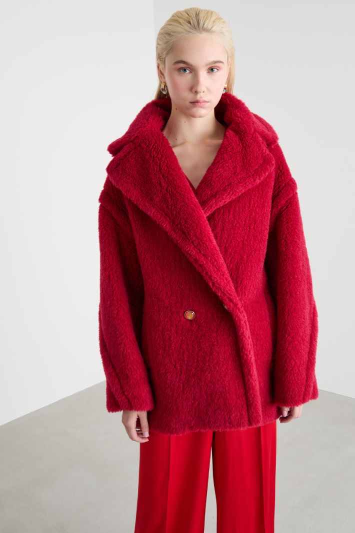 Coat in a soft, warm fabric Intrend - 2