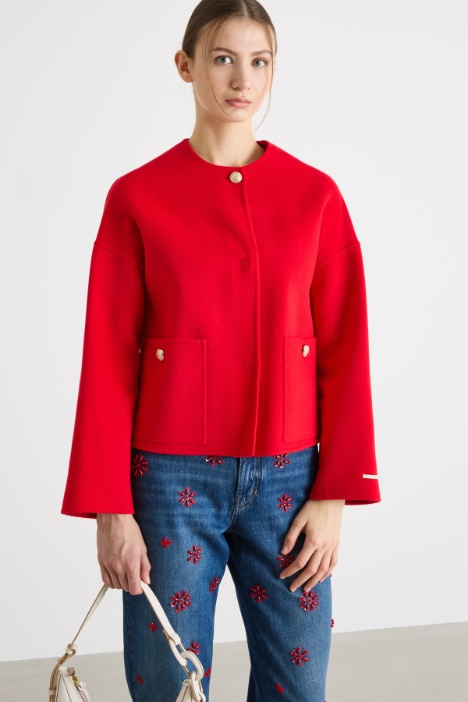 Round neck jacket Intrend