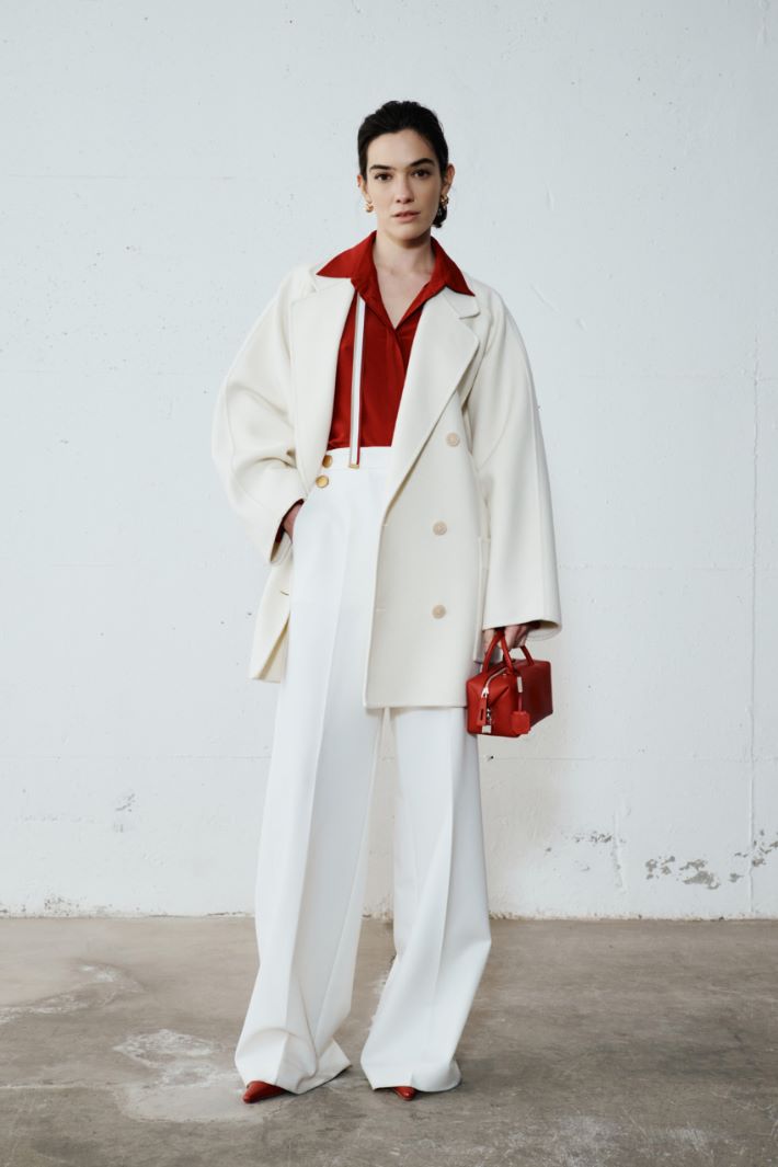 Short cocoon coat Intrend - 5