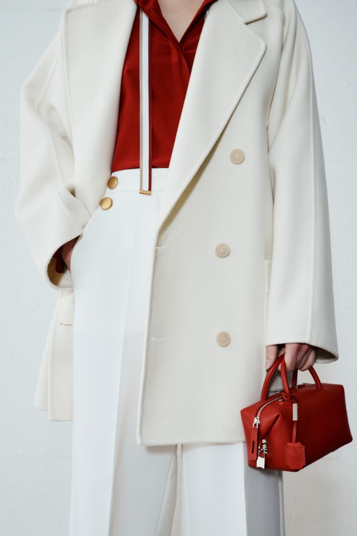 Short cocoon coat Intrend - 6