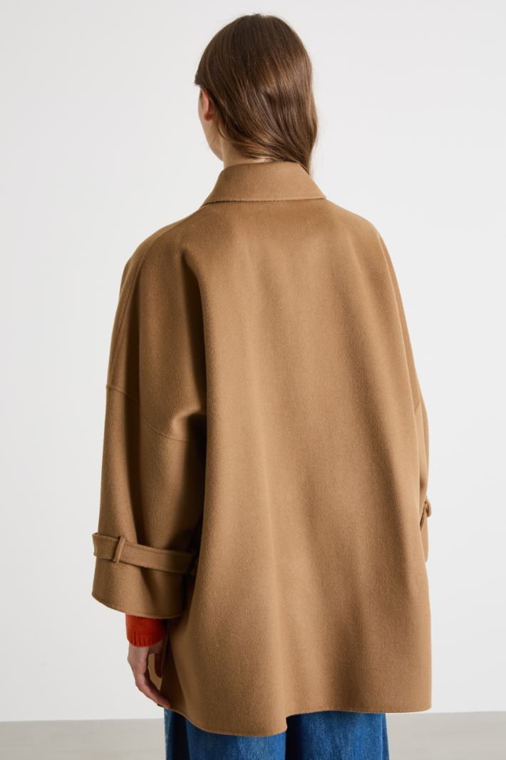 Cappotto corto in tessuto doppio Intrend - 4