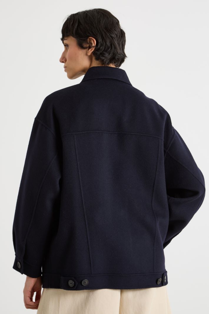 Oversized double-faced wool coat Intrend - 4