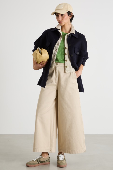 Oversized double-faced wool coat Intrend