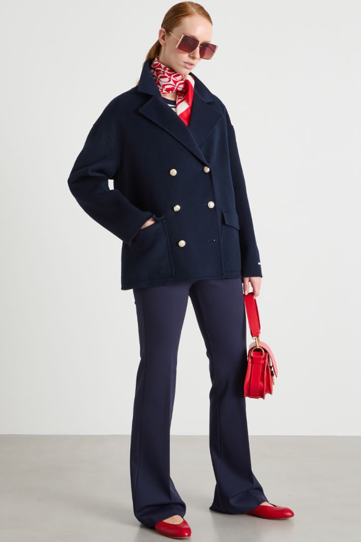 Double-faced peacoat Intrend