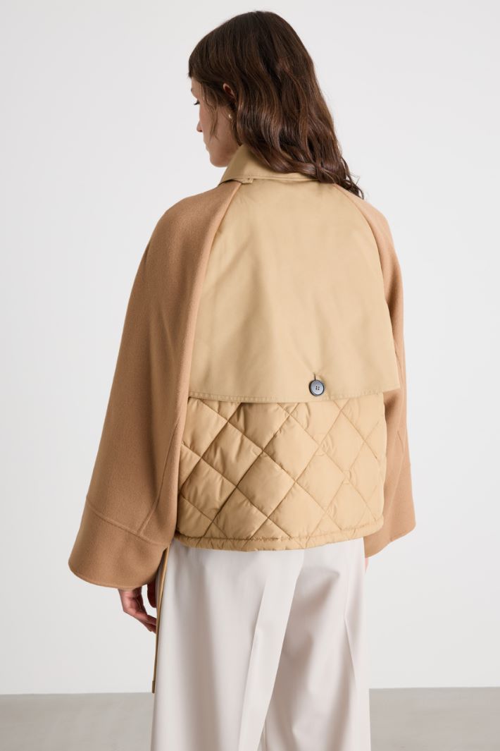 Trench doppiopetto in gabardina antigoccia Intrend - 4