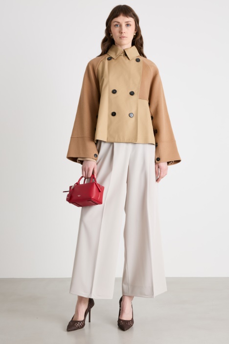 Trench doppiopetto in gabardina antigoccia Intrend