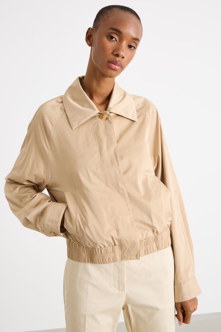 Cazadora bomber de raso repelente al agua Intrend - 3