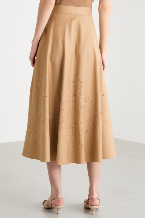 Gonna a ricami sangallo