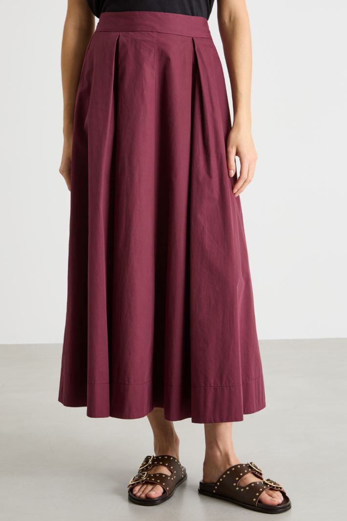A-line poplin skirt Intrend - 2