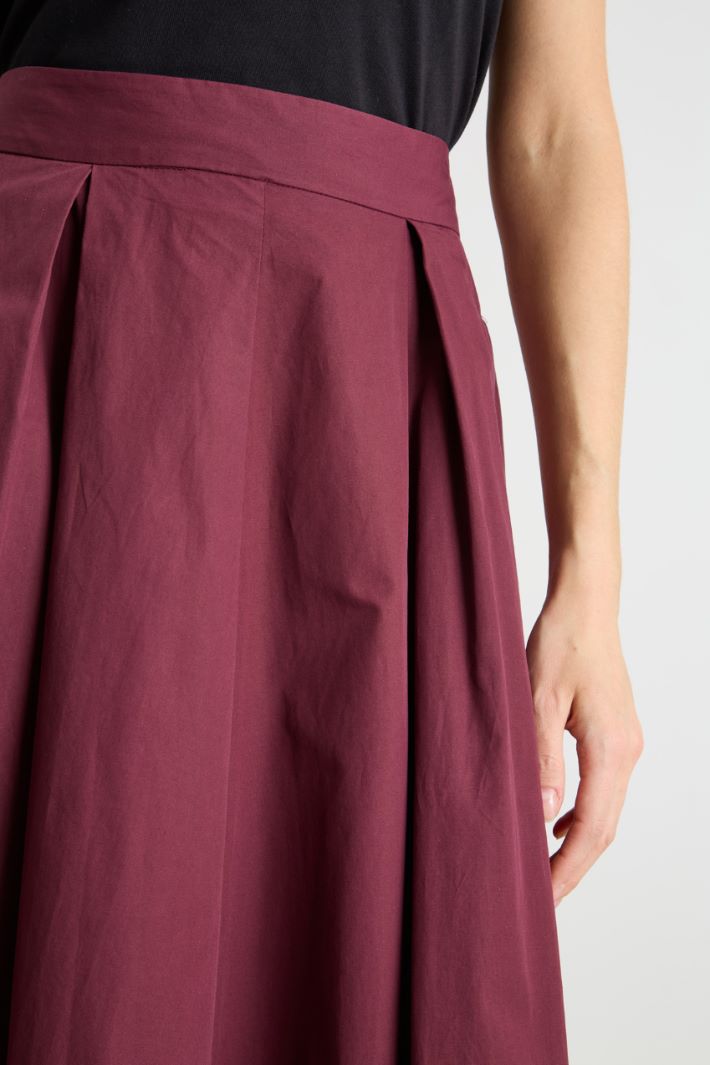A-line poplin skirt Intrend - 3