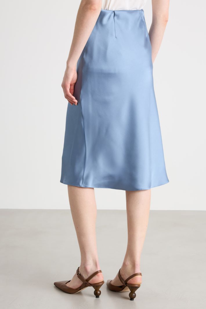 Gonna midi in raso Intrend - 4