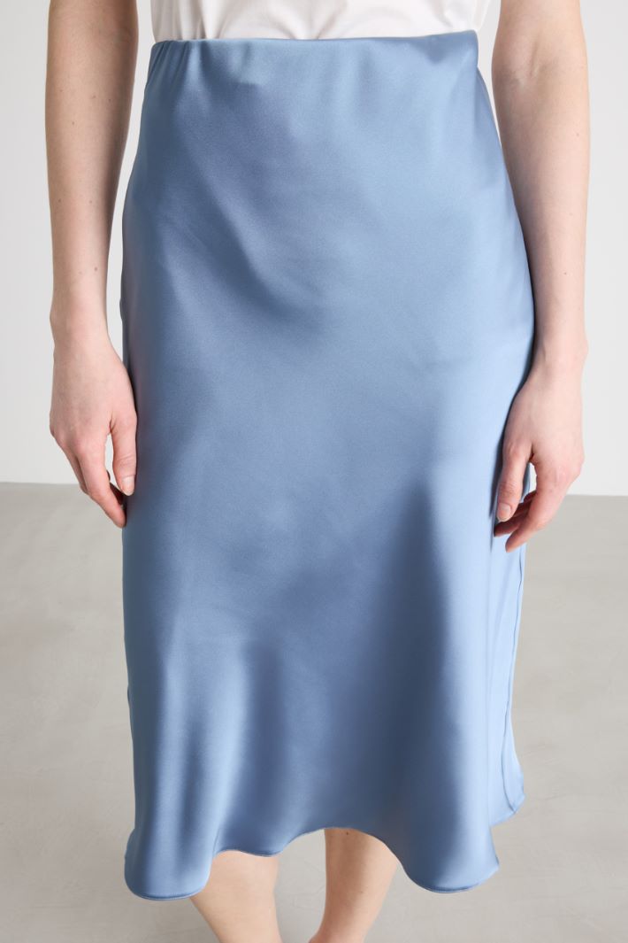 Gonna midi in raso Intrend - 3