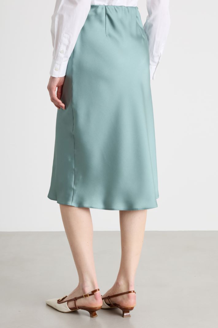 Gonna midi in raso Intrend - 4