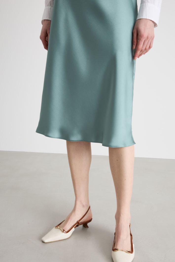 Gonna midi in raso Intrend - 3