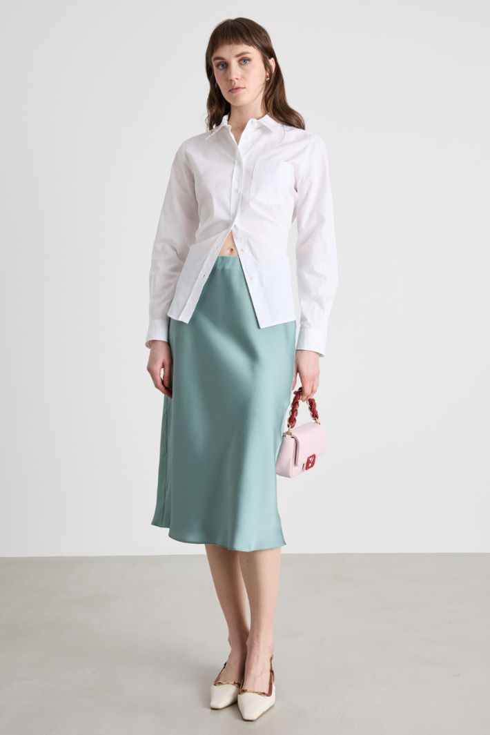 Gonna midi in raso Intrend