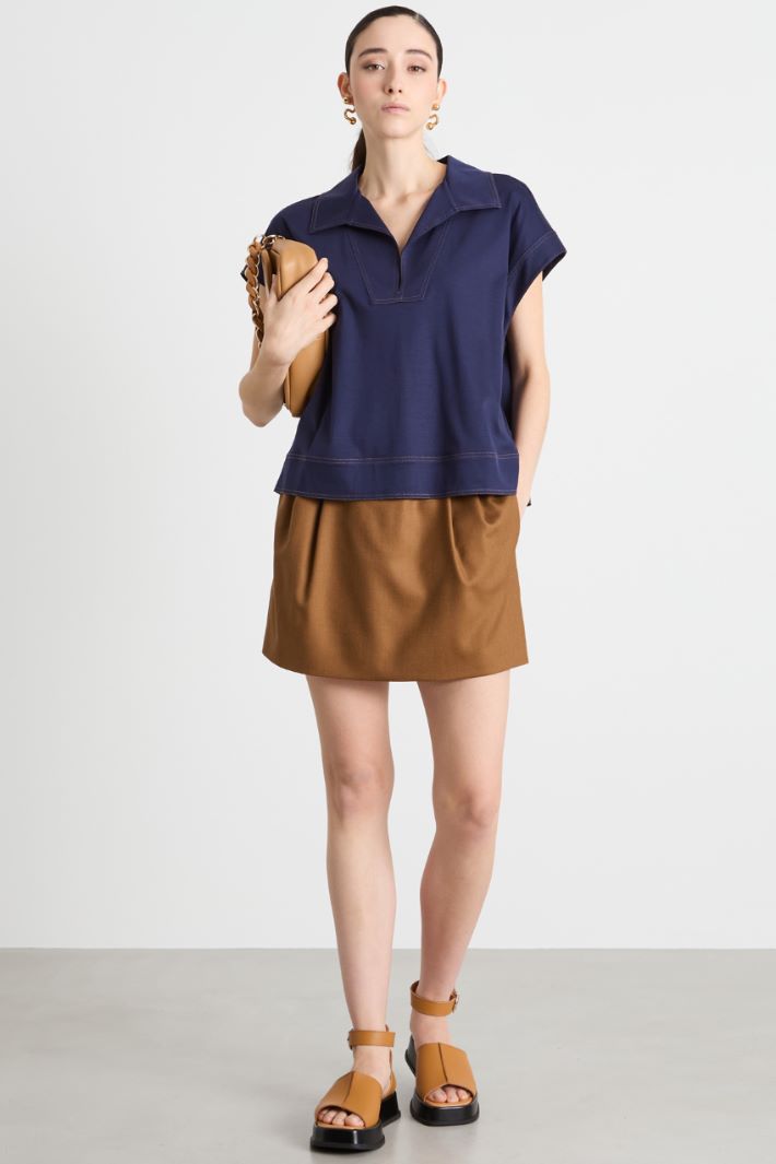 Drawstring miniskirt Intrend