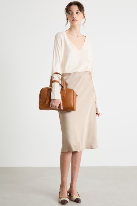 Satin midi skirt Intrend