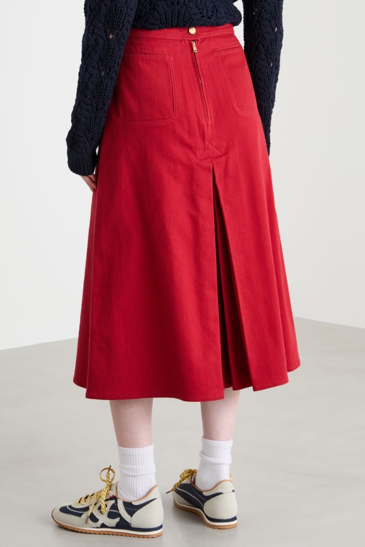 A-line midi skirt Intrend - 4