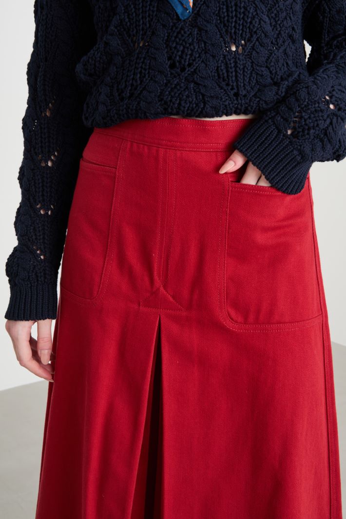 A-line midi skirt Intrend - 3