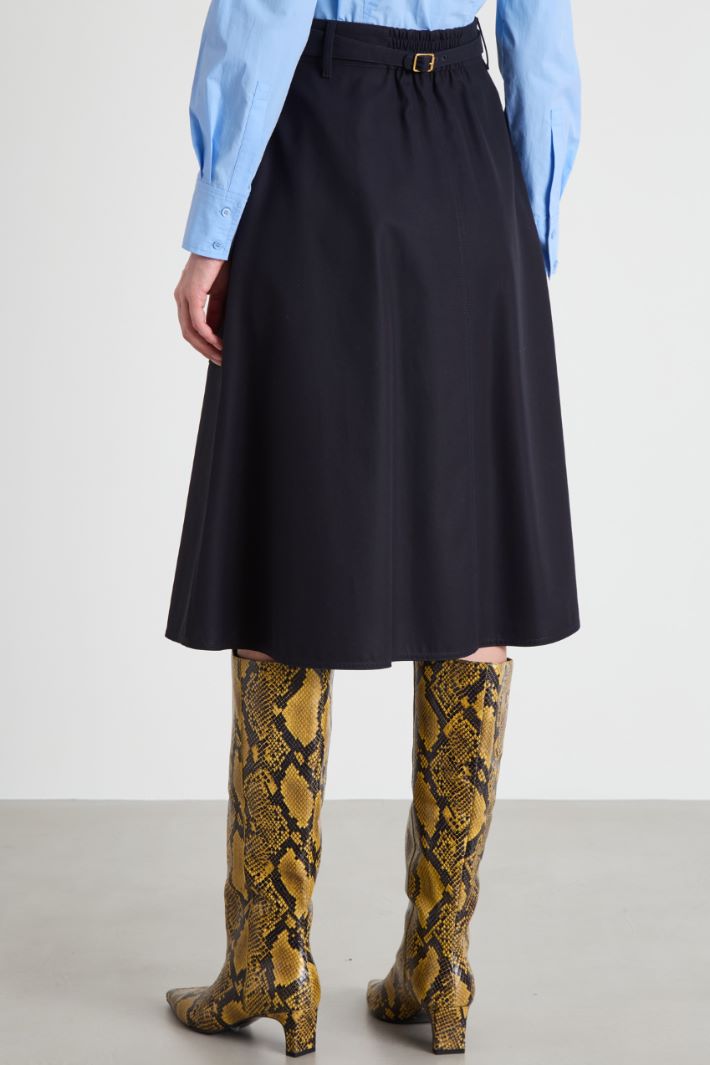 Gonna midi in twill Intrend - 4