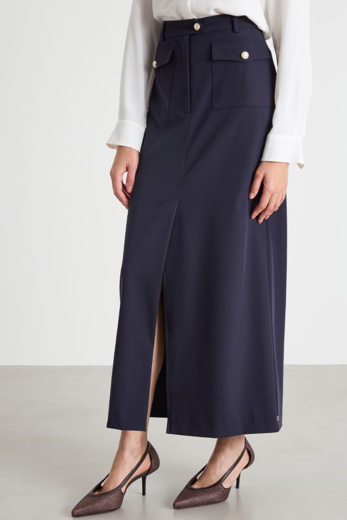 Twill column skirt Intrend - 2