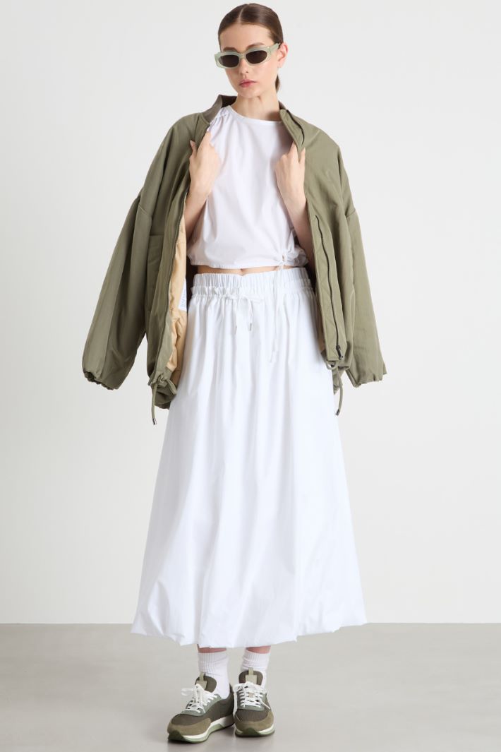 A-line skirt with elasticated waist Intrend