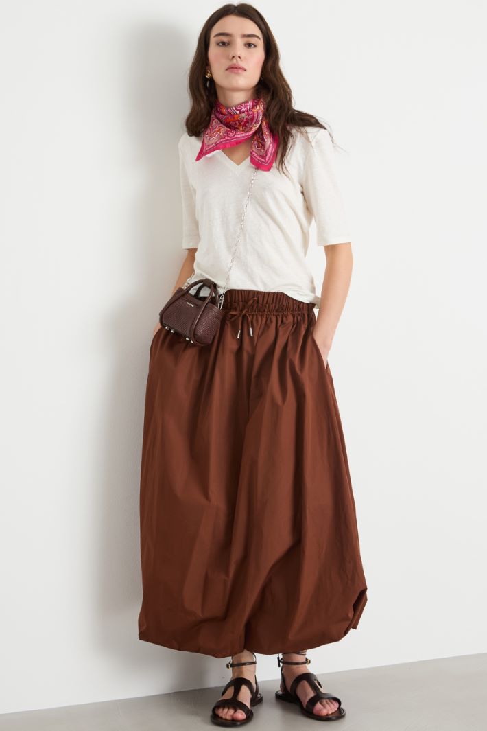 A-line skirt with elasticated waist Intrend