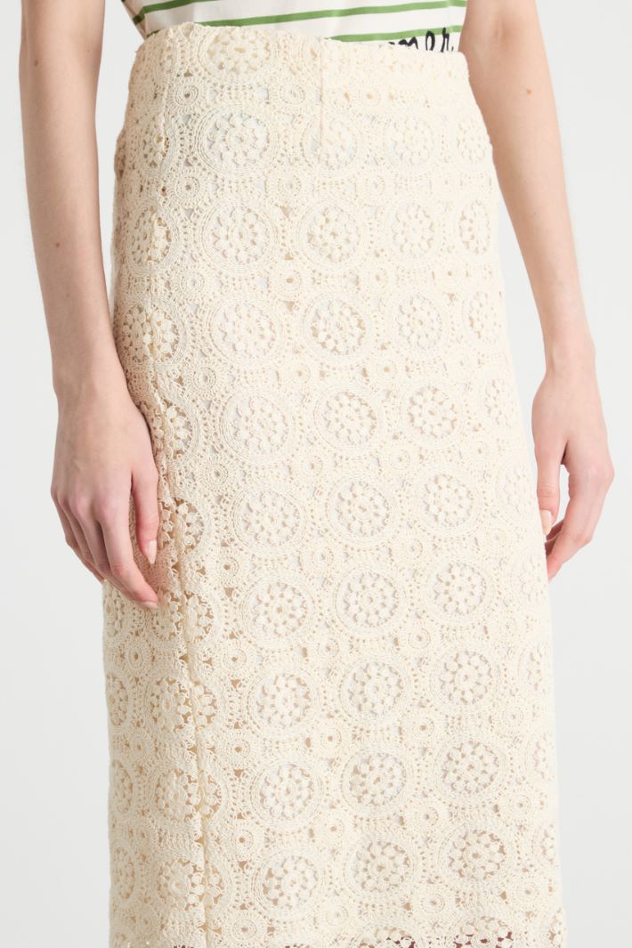 Macramé pencil skirt Intrend - 3