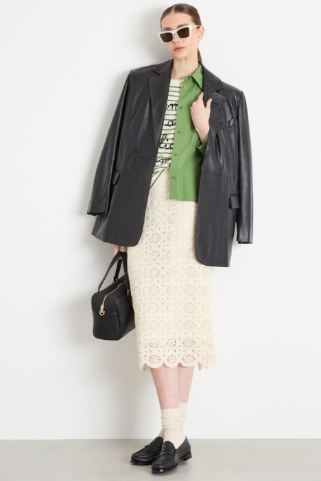 Macramé pencil skirt Intrend