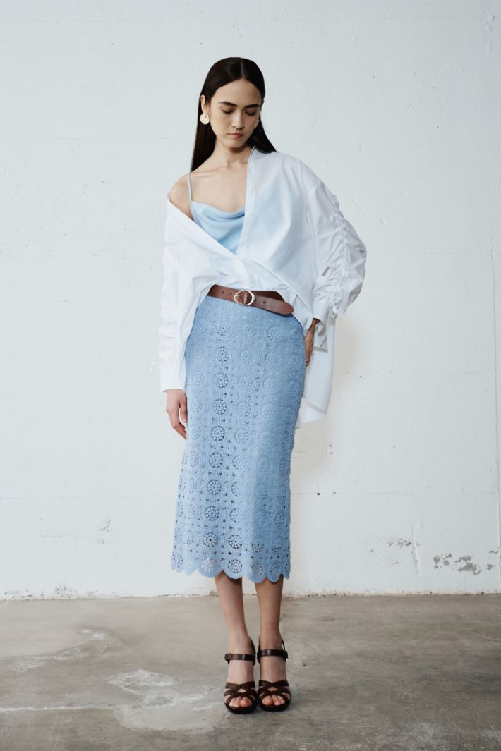 Gonna a tubino in macramé Intrend - 5