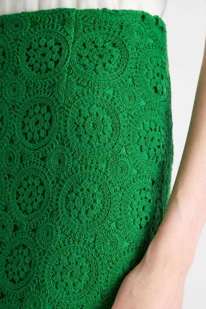 Macramé pencil skirt Intrend - 3