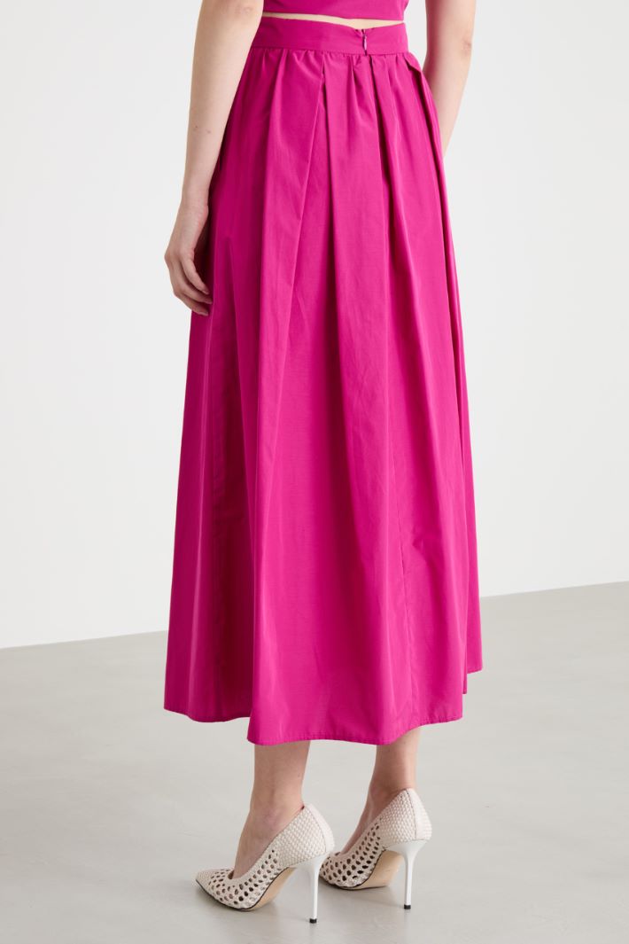 Taffeta maxi skirt Intrend - 4