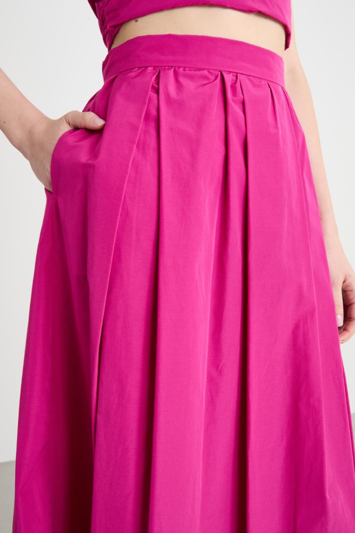 Taffeta maxi skirt Intrend - 3